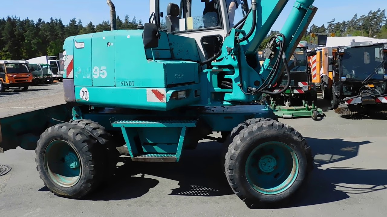 Komatsu PW95 Radbagger Bj. 1996 www.auto-ungar.de