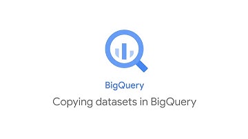 Copying datasets in BigQuery