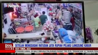 Perampok Bersenjata Api Gasak Uang Rp140 Juta di Aceh Part 01 #iNewsRoom 01/11