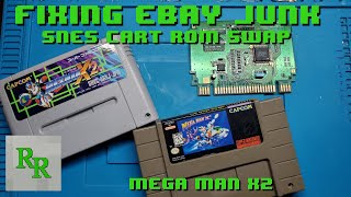 SNES Cartridge ROM Swap - Mega Man X2 - Fixing Ebay Junk