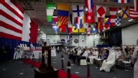 Change of command for US Navy