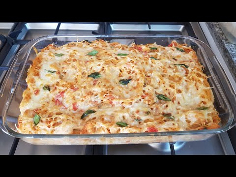 سباجيتي بالدجاج والريحان و الطعم فنان Spaghetti with Basil Chicken