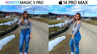 Honor Magic 5 Pro vs iPhone 14 Pro Max Camera Test