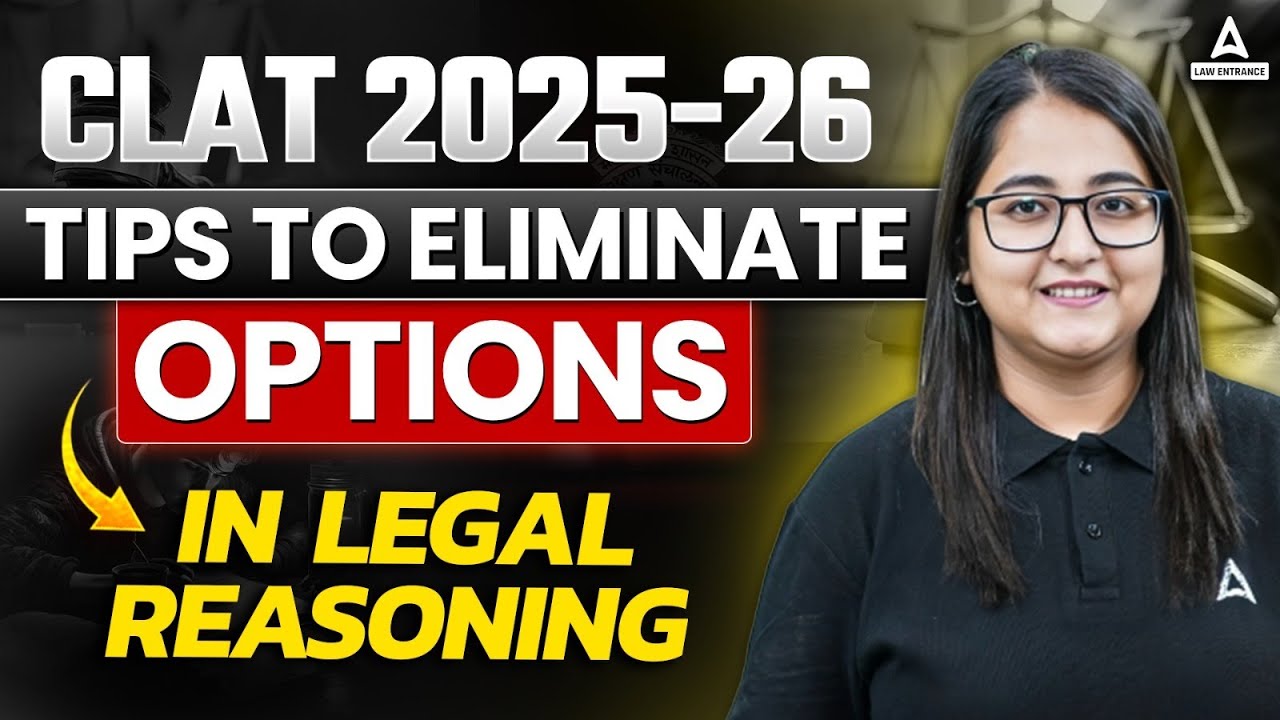 Tips To Eliminate Options in legal Reasoning | Legal Reasoning For CLAT ...