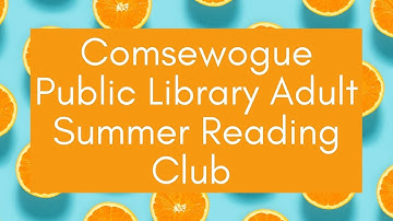 Adult Summer Reading Club 2021 Week 3