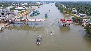 [4K] 230130 CẦU RẠCH VONG - TOÀN CẢNH CÔNG TRÌNH  NGÀY MÙNG 9 TẾT