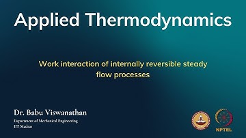 Work interaction of internally reversible steady flow processes