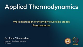 Work interaction of internally reversible steady flow processes