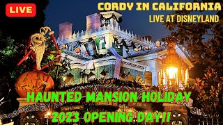 Live Friday Haunted Dreamer Walk Haunted Mansion Holiday 2023 Opening Day