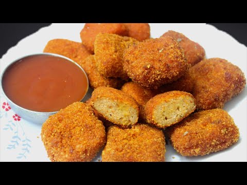 சிக்கன் நகெட்ஸ் | Chicken Nuggets Recipe In Tamil | How To Make Chicken Nuggets