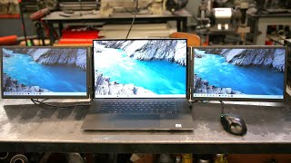 KEFEYA 15.6" Laptop Screen Extender, with Magnetic Power Bank, 1080P FHD Triple Laptop Monitor