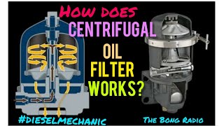 Centrifugal oil filter for ITI Mechanic Diesel. #mechanic #dieselmechanic