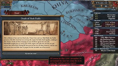 Eu4 Infinite money exploit is totally intended and fine...