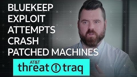 11/15/19 Bluekeep Exploit Attempts Crash Patched Machines | AT&T ThreatTraq