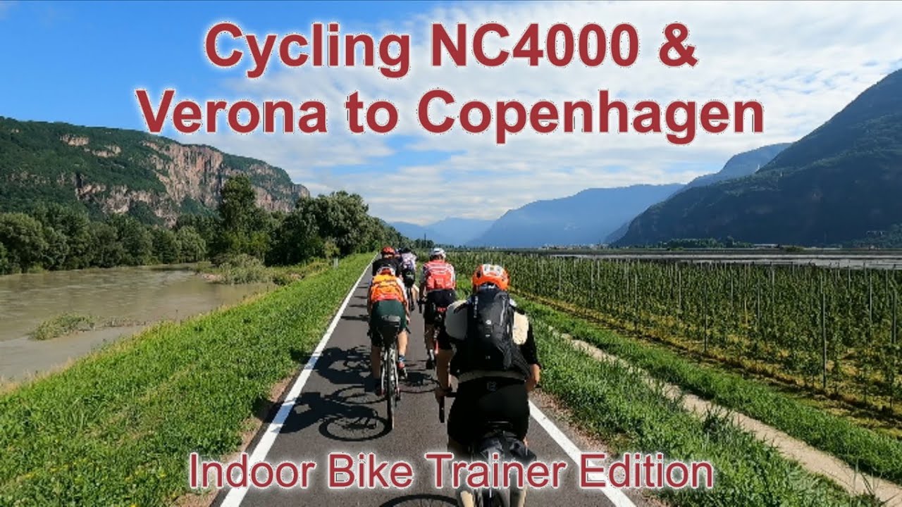 North Cape 4000 (2024 / VII) highlights / Verona to Copenhagen - Indoor bicycle video