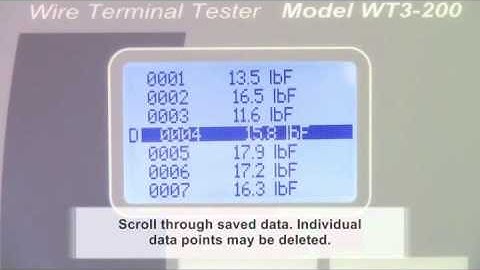 CheckLine.com WT3-200 Wire Terminal Tester Demo