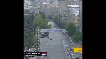 MAX VERSTAPPEN`S 200 MPH+ SCARY CRASH AT BAKU AZERBAIJAN GP (2021) #SHORTS