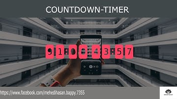 Learn To Use Time Counter Jquery Plugin Tutorial In Bangla.