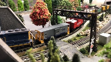 AJS Model Railway N scale layout update #57 - Short update to my layout including new CSX Caboose