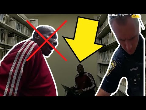 BODYCAM: Man Turns a Trip to the Library into a Trip to Jail