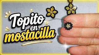 Cómo hacer TOPITO en mostacilla paso a paso | Fácil para aretes