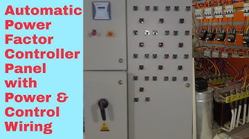 Automatic Power Factor Controller Panel with Power & Control Wiring