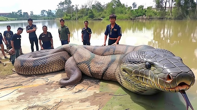 GIANT SNAKE FOUND IN THE RED SEA 