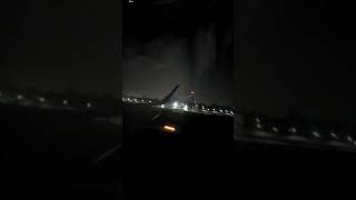 , Delhi Airportflight Takeoff Viewnight Look