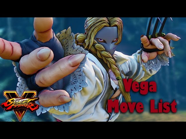 Street Fighter V - Complete Move List for all Characters, Tutorial & Combo