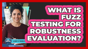 What Is Fuzz Testing For Robustness Evaluation?