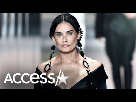 Video: 58-year-old Demi Moore Took To The Catwalk And Surprised Fans With Changes In Appearance