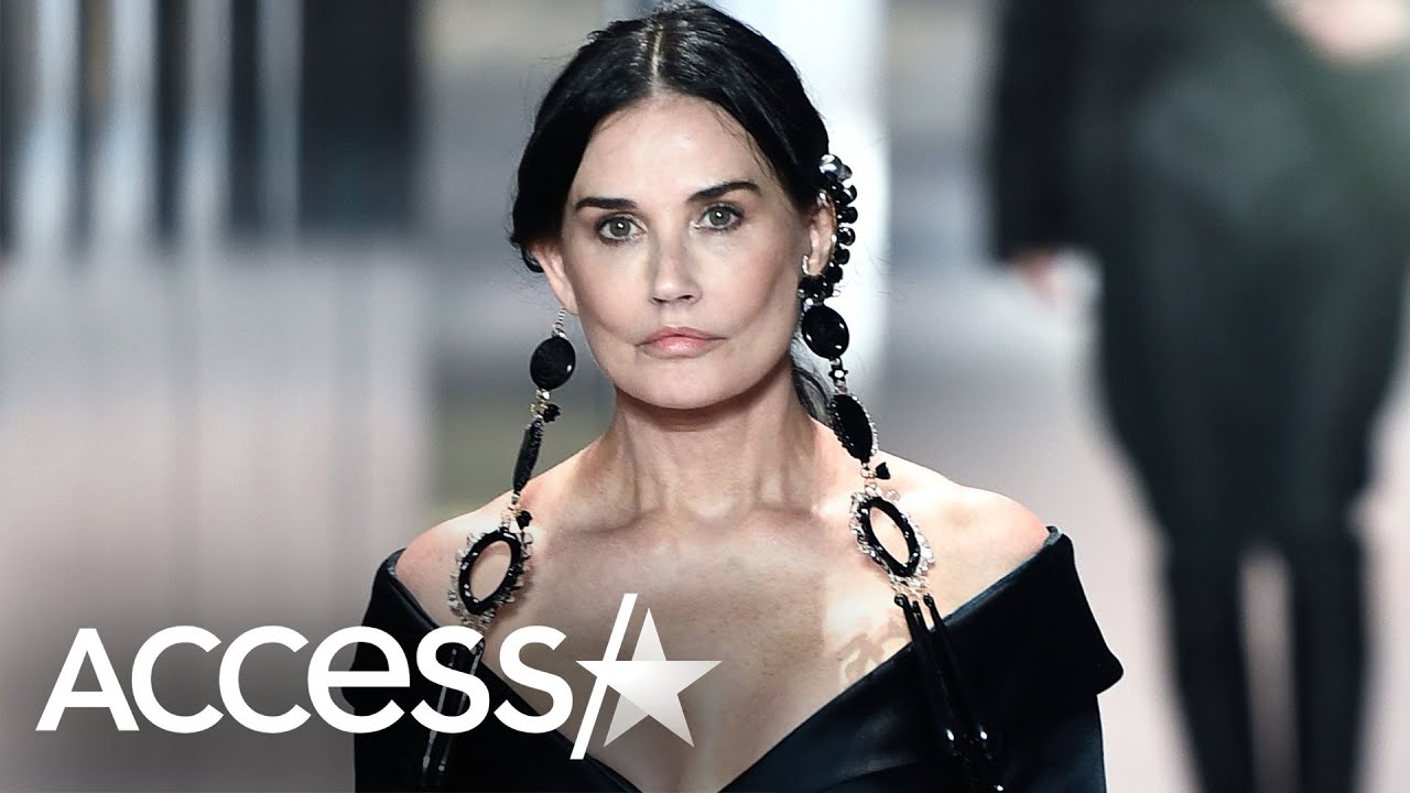 Demi Moore Surprises At Fendi Fashion Show!