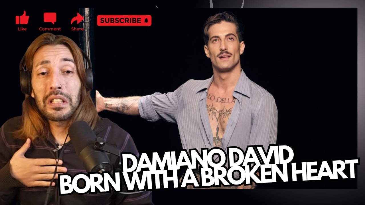 Damiano David - Born With a Broken Heart (Official Video) REACTION