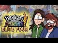 We fought the elite four in pokemon infinite fusion