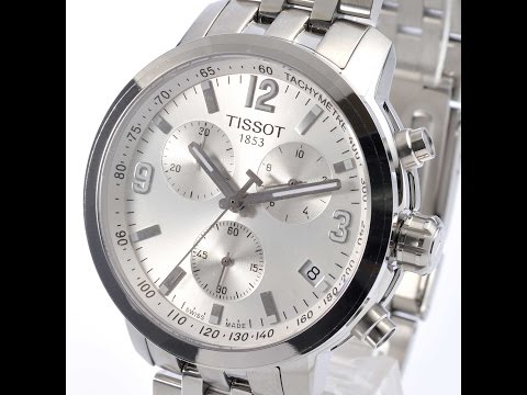 TISSOT T055.417.11.037.00 PRC 200 MENS WATCH SILVER CHRONOGRAPH REVIEW ティソ クロノグラフ メンズ 腕時計