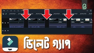 Filmora X Editing Tip For Beginners - Delete Empty Gap [Bangla Tutorial]