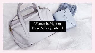 Fossil Fiona Satchel - What's in my Bag and Switching to Kate