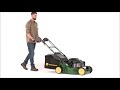 Expert jardin  john deere  tondeuse  conducteur marchant john deere jx90