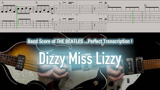 レズミルズ【GRIT PLYO07】CD DVD コリオ スコアシート Score / TAB : Dizzy Miss Lizzy - The Beatles - guitar, bass