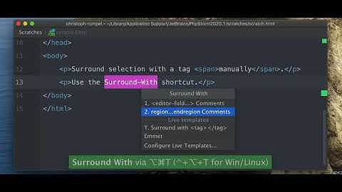 🧪 #PhpStorm Tips & Tricks #5 - Surround With Shortcut