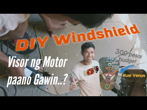 Video: Paano mo inaayos ang windshield ng motorsiklo?