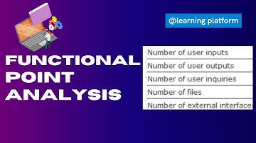 Functional point analysis | software testing | software engineering | #softwareengineering #testing