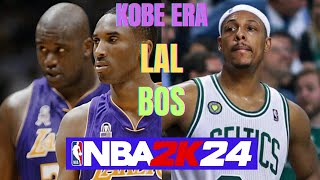 NBA2K24 - Kobe Era - Los Angeles LAKERS VS Boston CELTICS - PS5