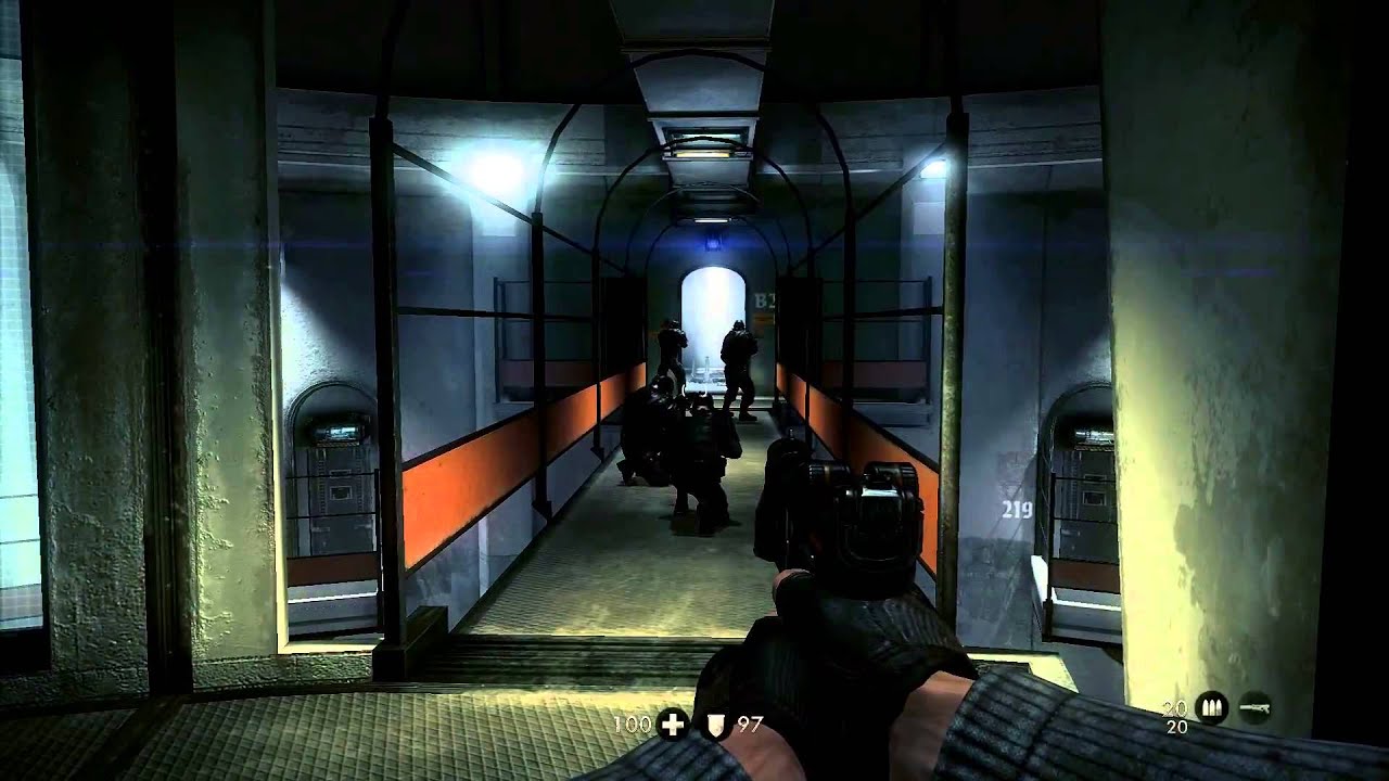 Wolfenstein The New Order PC ULTRA 1080p walkthrough HARD difficulty, no commentary part 6 😈