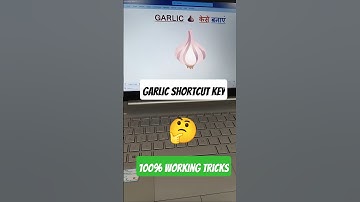 Garlic 🧄 Ms Word Shortcut Tricks #shorts #virlshort #computer #tranding #tricks