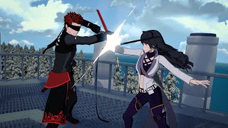 Blake \& Yang vs. Adam | RWBY Volume 6