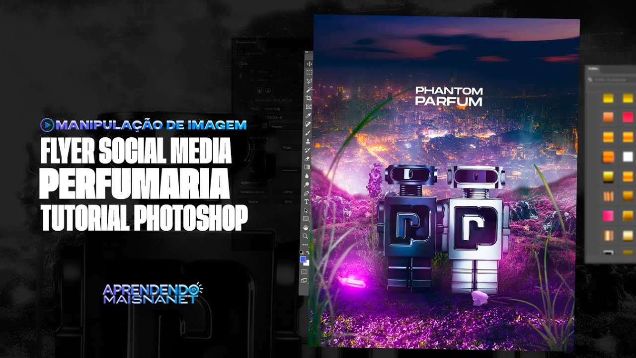 Criando flyer social media para perfumaria ( Técnica de manipulação )