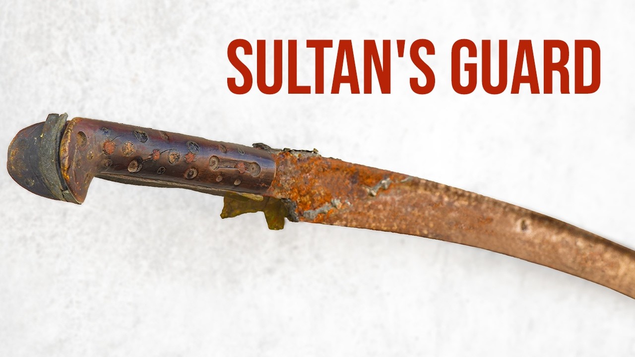 Реставрация Старинного Ржавого ЯТАГАНА: Душа Османского Янычара