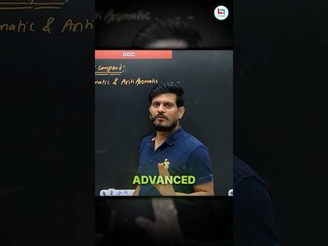 When SKM Sir Experience Speaks !  SKM Sir Organic Chemistry #jee #jee2027 #shorts