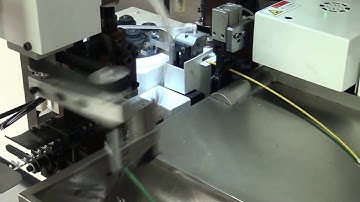 Double ends crimping machine, two heads cable automatic crimping machinery, DC wire crimping